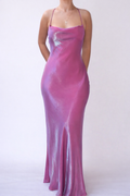 Iridescent Bias Cut gown
