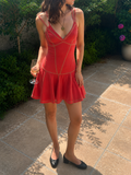 Red Alaia Dress